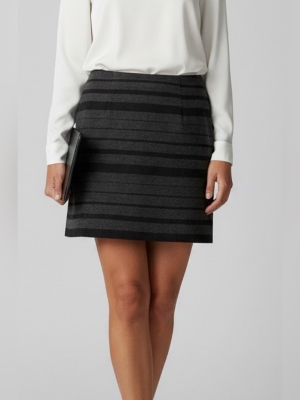 Banana Republic wool blend mini skirt